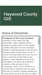 Mobile Screenshot of maps.haywoodnc.net